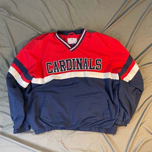 MLB Genuine Merchandise St. Louis Cardinals Pullover Side Zip Windbreaker XXL - Picture 7 of 7
